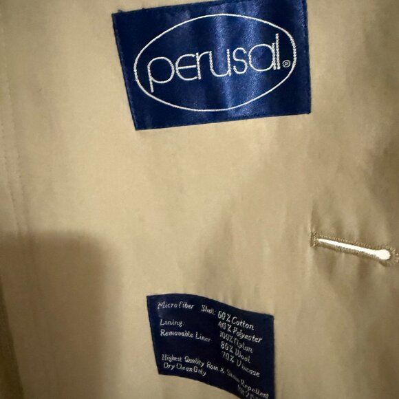 Perusal Taupe Trench Coat - Picture 4 of 5